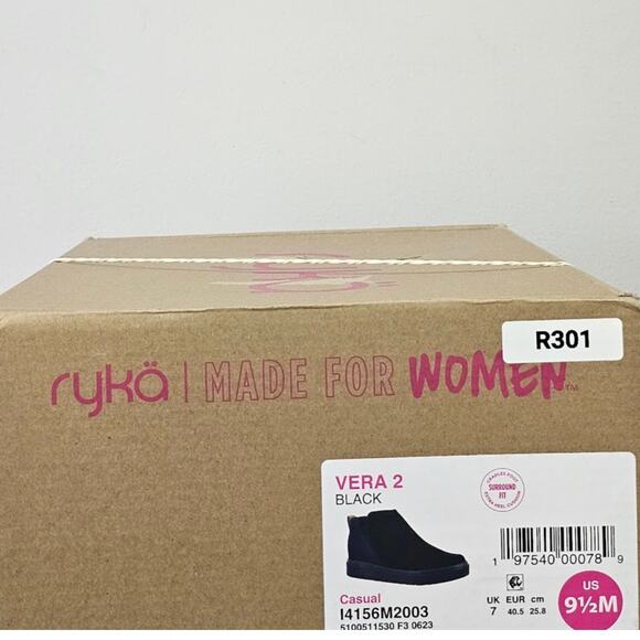 RYKA Women's Vera 2 Booties Size 9.5 Black NWT - Picture 9 of 9